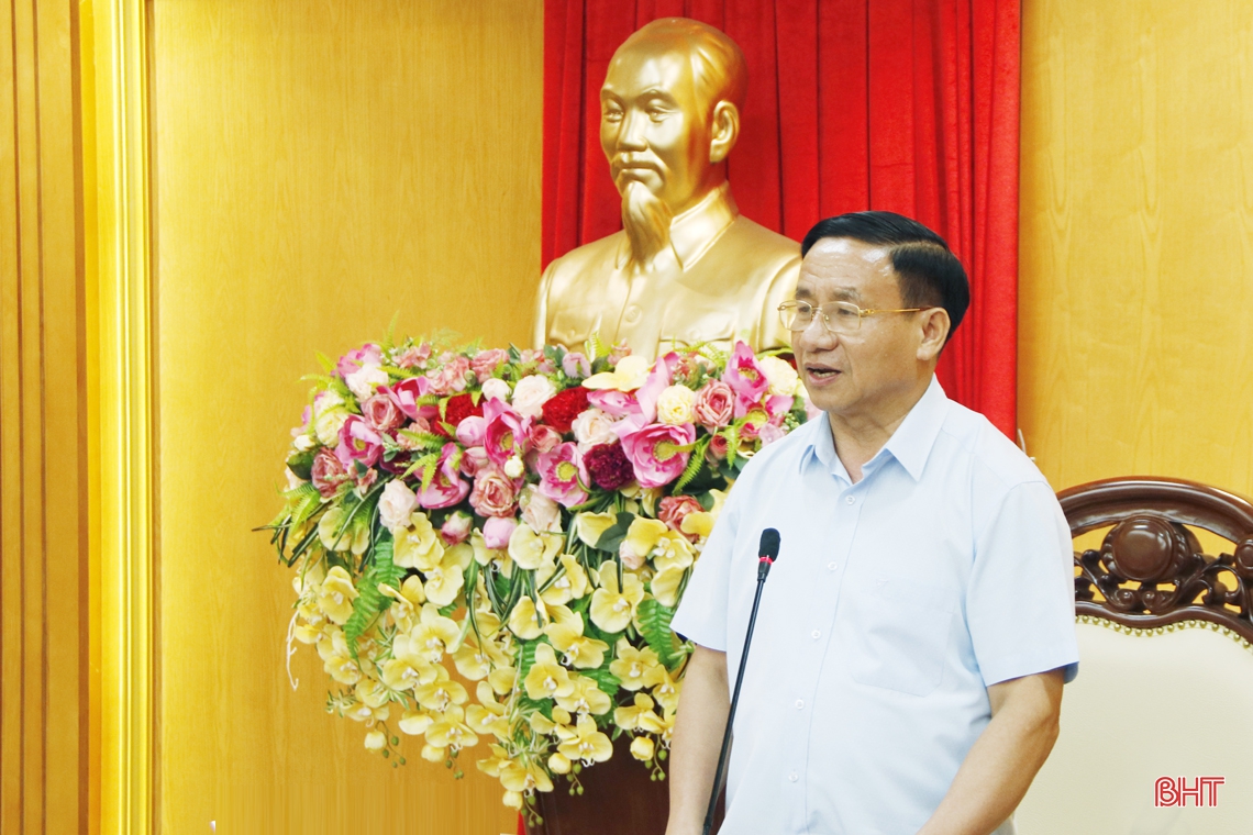 Đảng bộ Công an Hà Tĩnh cần quan tâm xây dựng lực lượng, gắn bó mật thiết với Nhân dân