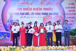 Thị trấn Lộc Hà nhất toàn huyện hội thi tìm hiểu kiến thức gia đình