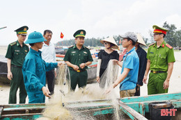 Nâng cao năng lực lãnh đạo, chỉ đạo bảo vệ biên giới biển Nghi Xuân