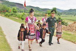 Bộ đội Biên phòng Bản Giàng - điểm tựa của đồng bào dân tộc thiểu số