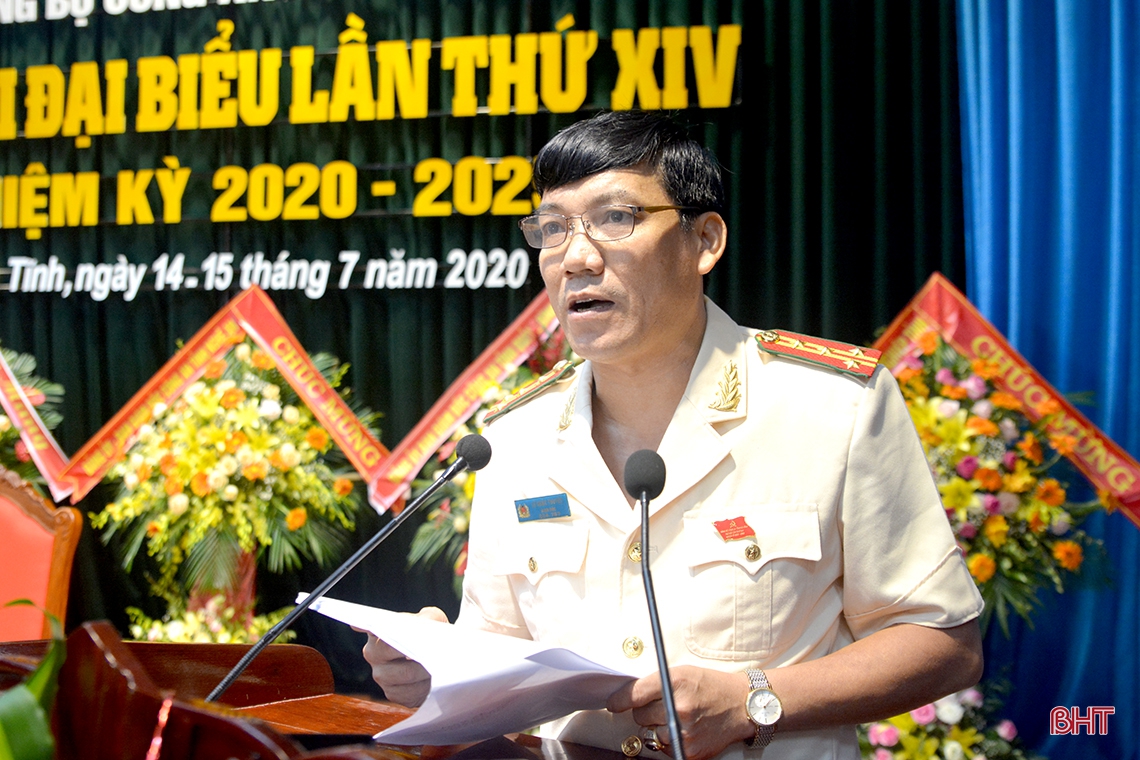 Đại tá Lê Khắc Thuyết tái cử chức vụ Bí thư Đảng ủy Công an tỉnh Hà Tĩnh