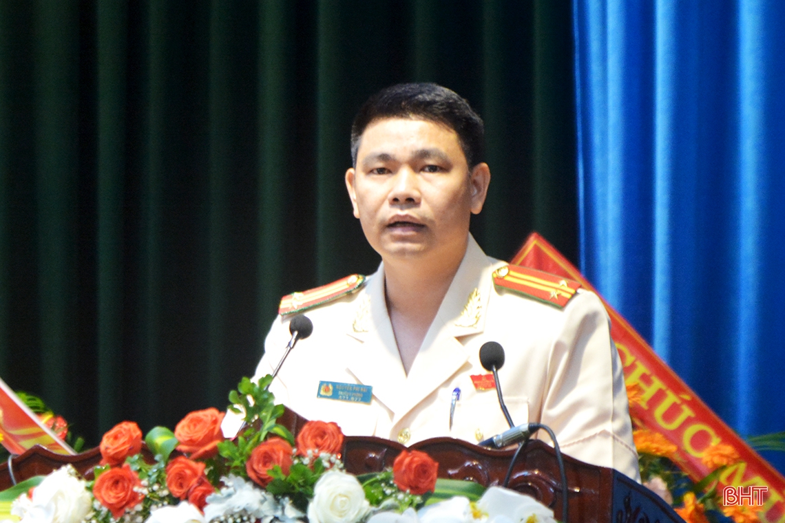 Đại tá Lê Khắc Thuyết tái cử chức vụ Bí thư Đảng ủy Công an tỉnh Hà Tĩnh
