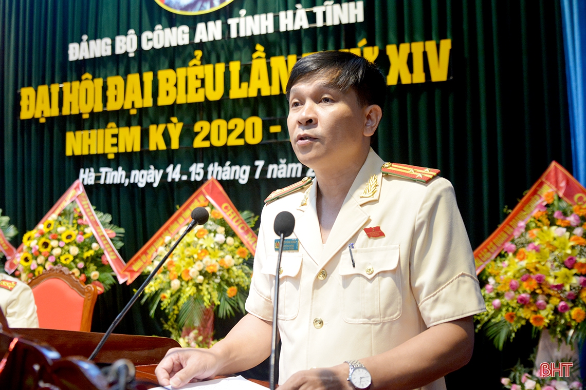 Đại tá Lê Khắc Thuyết tái cử chức vụ Bí thư Đảng ủy Công an tỉnh Hà Tĩnh