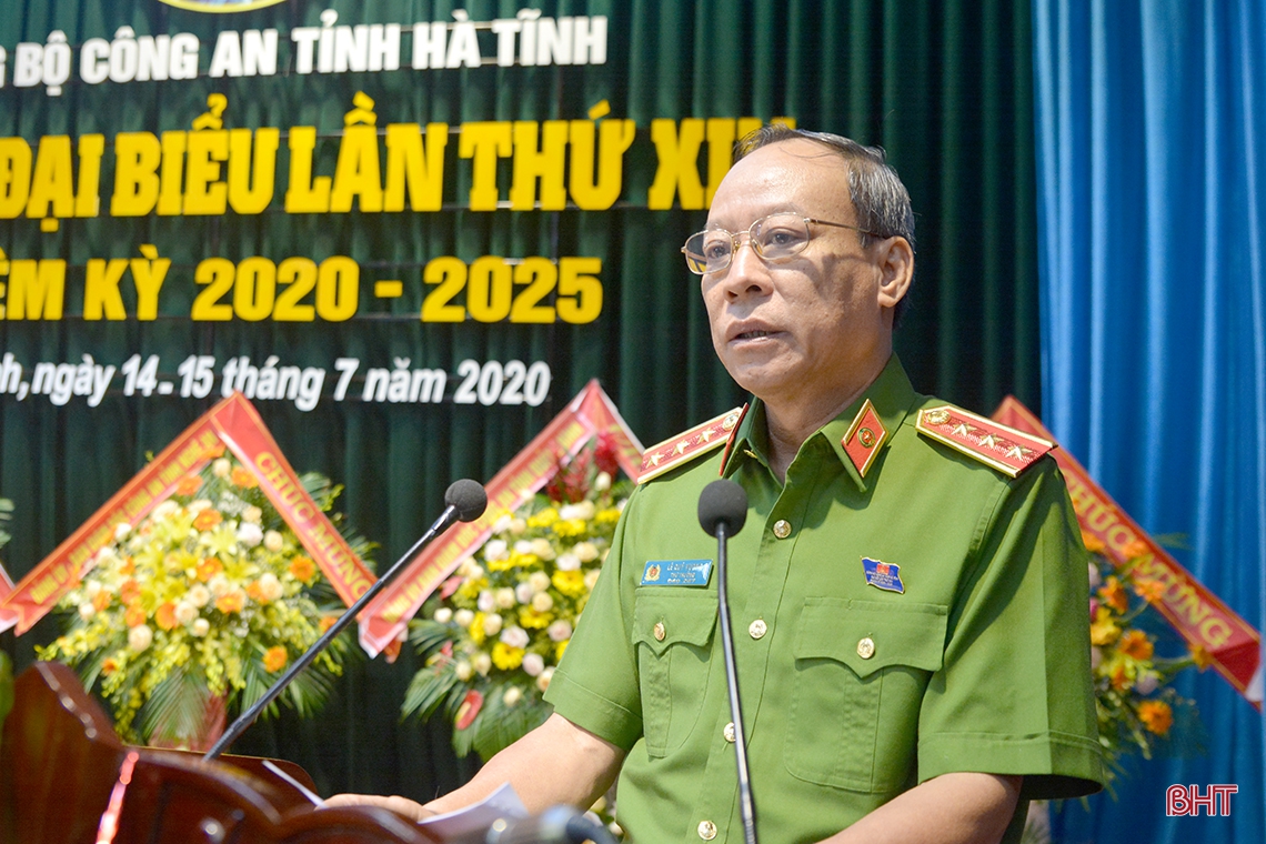 Đại tá Lê Khắc Thuyết tái cử chức vụ Bí thư Đảng ủy Công an tỉnh Hà Tĩnh