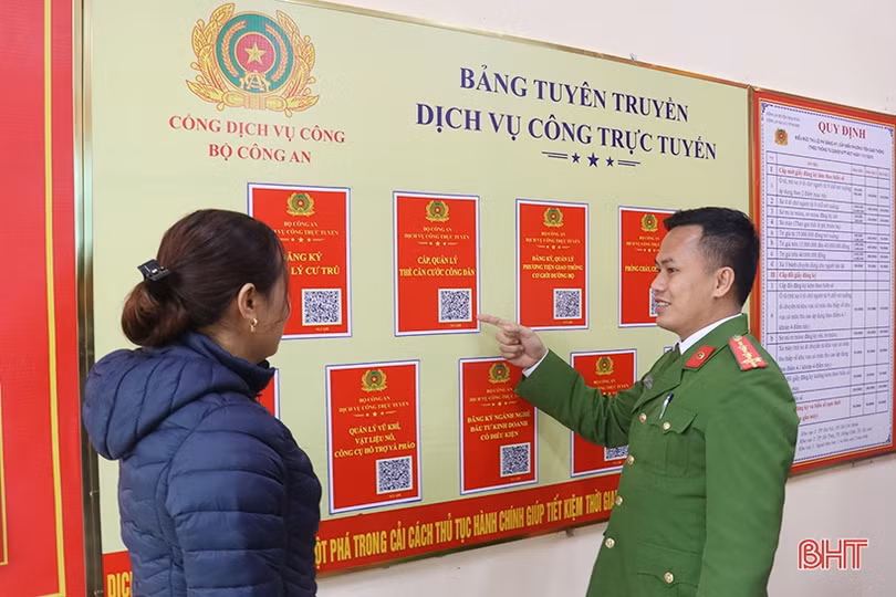 Cải cách hành chính công an cấp xã tại Hà Tĩnh: Chuyên nghiệp, hiện đại, phục vụ hiệu quả
