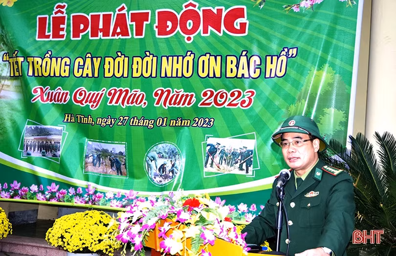 Sôi nổi ra quân trồng cây đầu xuân tại các địa phương, đơn vị ở Hà Tĩnh
