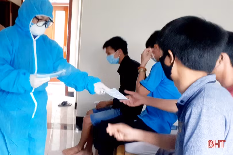 Gần 850 lao động trở về từ nước ngoài, Can Lộc chủ động tiếp nhận và cách ly tập trung