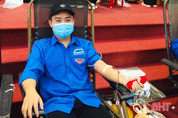 Thị xã Kỳ Anh tiếp nhận 240 đơn vị máu tình nguyện