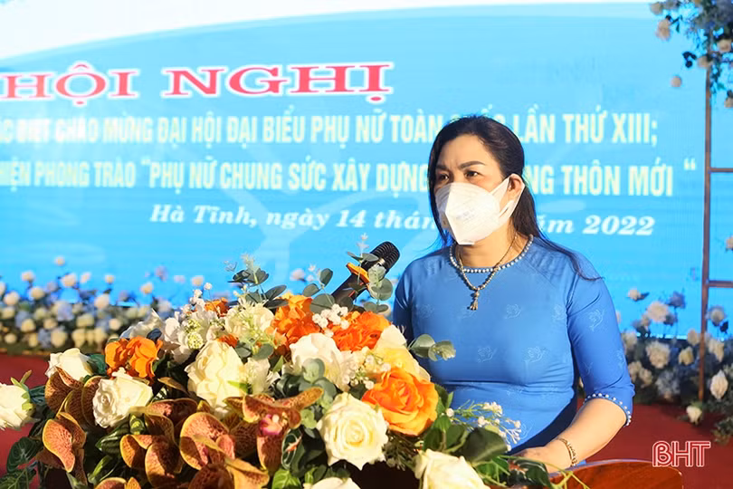 Phụ nữ Hà Tĩnh đoàn kết, sáng tạo, chung sức xây dựng tỉnh nông thôn mới