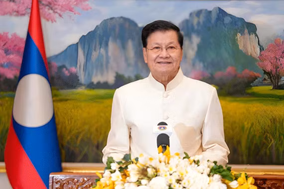 Thông điệp của Tổng Bí thư, Chủ tịch nước CHDCND Lào chào đón tết Bunpimay