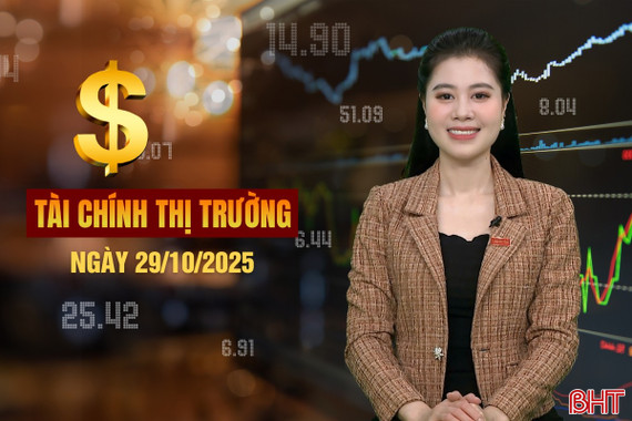 Tài chính thị trường ngày 29/10: Giá vàng thế giới giảm tiếp hơn 50 USD/ounce