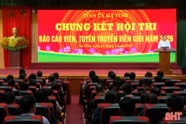 Khai mạc vòng chung kết Hội thi Báo cáo viên, Tuyên truyền viên giỏi năm 2026