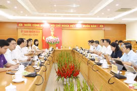 Hà Tĩnh làm việc với Cao đẳng Công nghệ cao Hà Nội về đào tạo nhân lực và AI