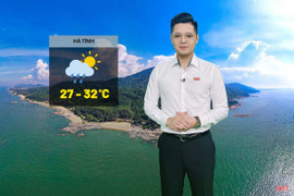 Dự báo thời tiết Hà Tĩnh ngày 24/7: Ngày nắng, chiều mưa rào và dông