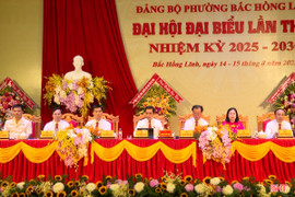 Bí thư Tỉnh ủy dự Đại hội Đảng bộ phường Bắc Hồng Lĩnh