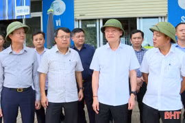 Phó Bí thư Thường trực Tỉnh ủy kiểm tra tiến độ dự án đô thị Hương Khê