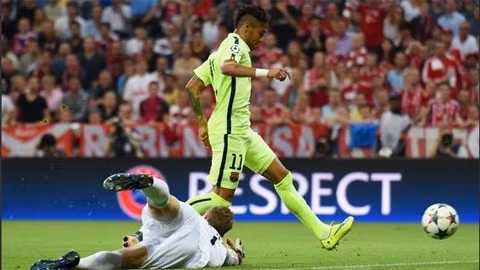 Neymar tỏa sáng với cú đúp vào lưới Neuer