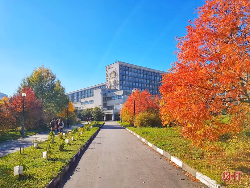 Mùa thu vàng nước Nga qua góc ảnh của du học sinh Hà Tĩnh