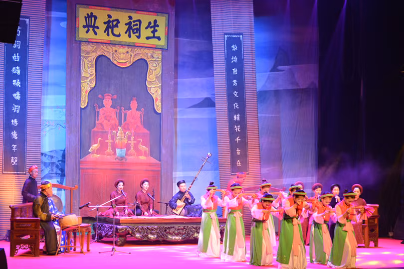 Khai mạc Liên hoan Ca trù toàn quốc năm 2018 tại Hà Tĩnh