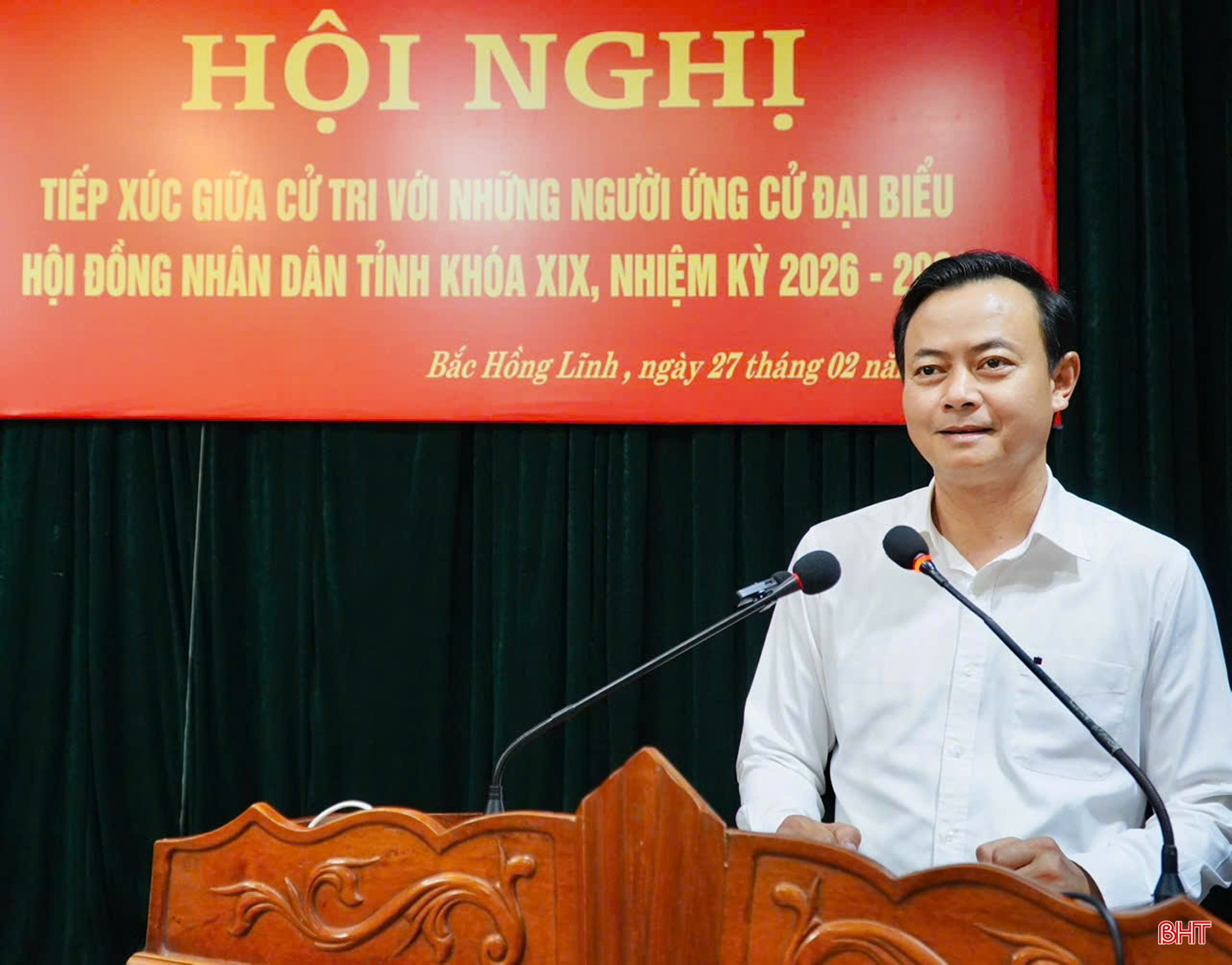 Trưởng ban Tuyên giáo và Dân vận Tỉnh ủy Hà Văn Hùng trình bày chương trình hành động.