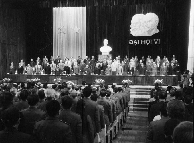 Đại hội Đảng 6 năm 1986, mở đầu cho công cuộc đổi mới. Ảnh: TTXVN