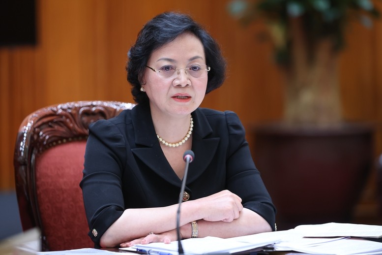 Bí thư Trung ương Đảng, Phó Thủ tướng Chính phủ Phạm Thị Thanh Trà phát biểu tại cuộc làm việc - Ảnh: VGP/Nhật Bắc