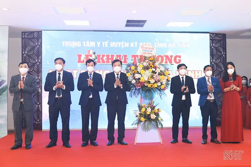 Trung tâm Y tế huyện Kỳ Anh chính thức khai trương hoạt động khám, chữa bệnh
