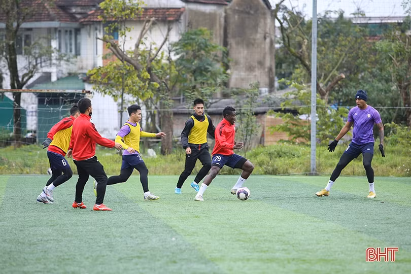 SVĐ Hà Tĩnh sẵn sàng cho trận khai màn V.League 2022 của đội bóng núi Hồng