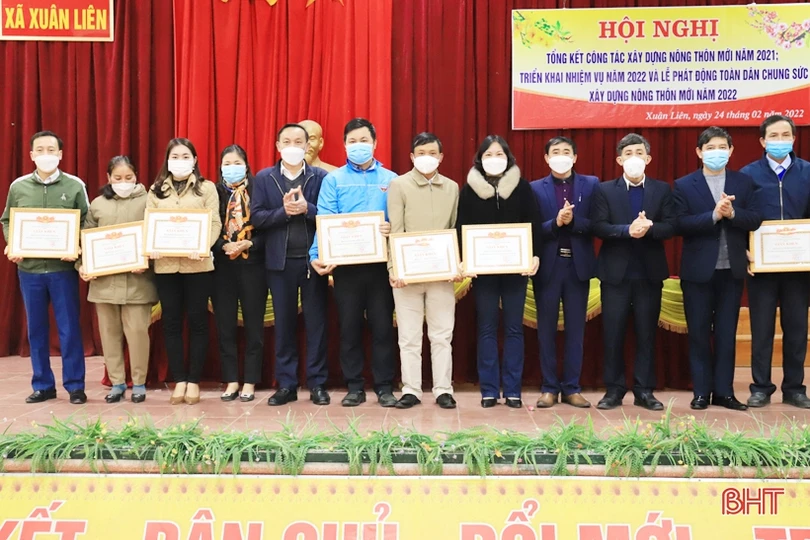 Xuân Hải, Xuân Liên ra quân xây dựng nông thôn mới nâng cao