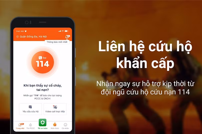 Công an Hà Tĩnh đề nghị tăng cường ứng dụng App “Báo cháy 114”