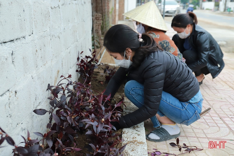 Xuân Hải, Xuân Liên ra quân xây dựng nông thôn mới nâng cao