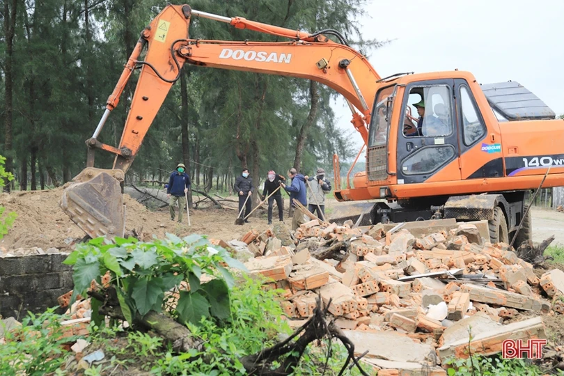 Xuân Hải, Xuân Liên ra quân xây dựng nông thôn mới nâng cao