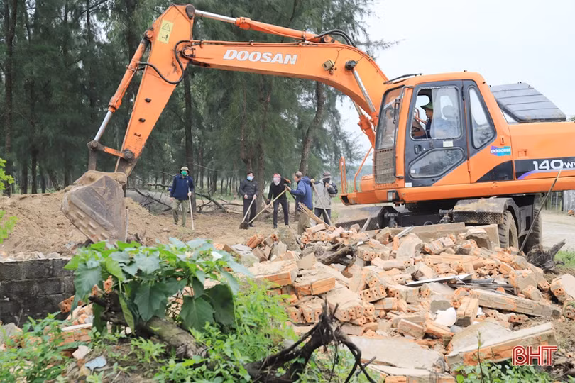 Xuân Hải, Xuân Liên ra quân xây dựng nông thôn mới nâng cao