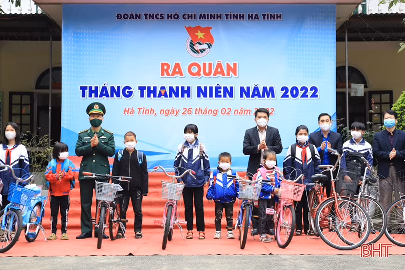 Tuổi trẻ Hà Tĩnh ra quân hưởng ứng Tháng Thanh niên năm 2022