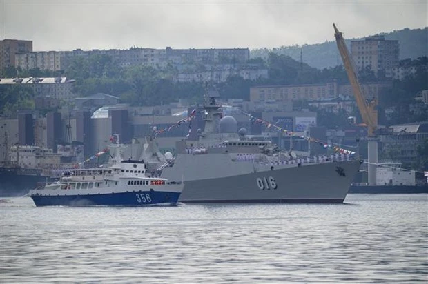 Tàu hộ vệ tên lửa Việt Nam tham gia tập trận hải quân ở Ấn Độ