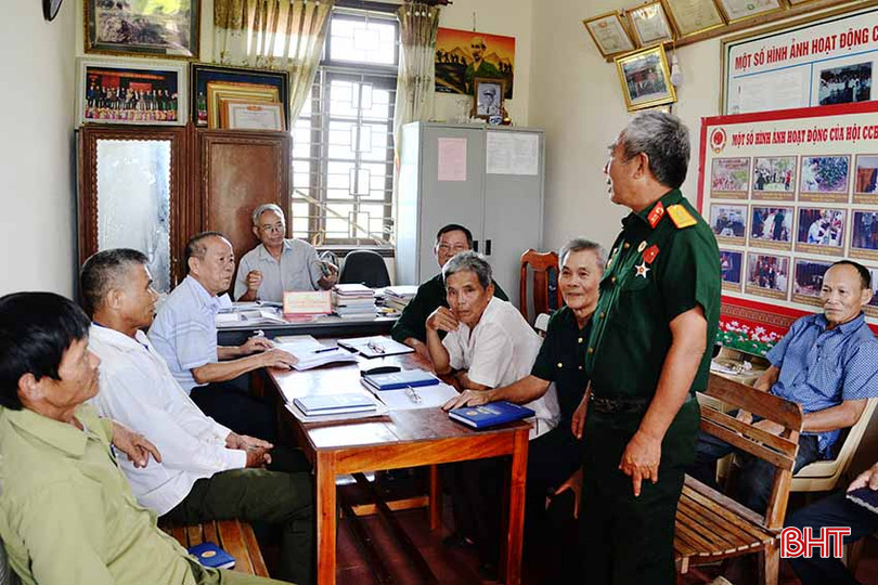 Ông Tạo luôn năng nổ trong các hoạt động của Hội CCB xã Tùng Lộc. cb2.jpg