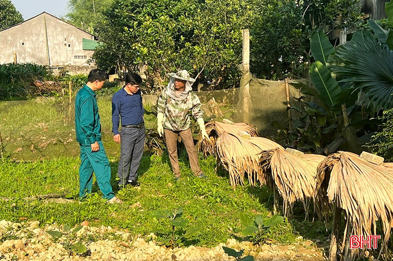 Chi hội nghề nghiệp Nuôi ong lấy mật xã Đức Lạng có gần 50 hội viên tham gia. bqbht_br_4.jpg