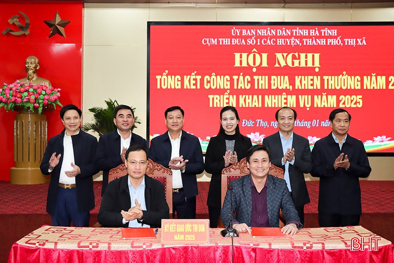 Các địa phương ký kết giao ước thi đua năm 2025. bqbht_br_10.jpg