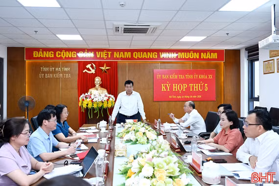 Thông báo kết quả kỳ họp thứ 4 và thứ 5 của UBKT Tỉnh ủy Hà Tĩnh