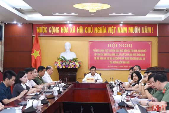 Triển khai toàn diện, thống nhất chương trình hành động về công tác kiểm tra, giám sát 