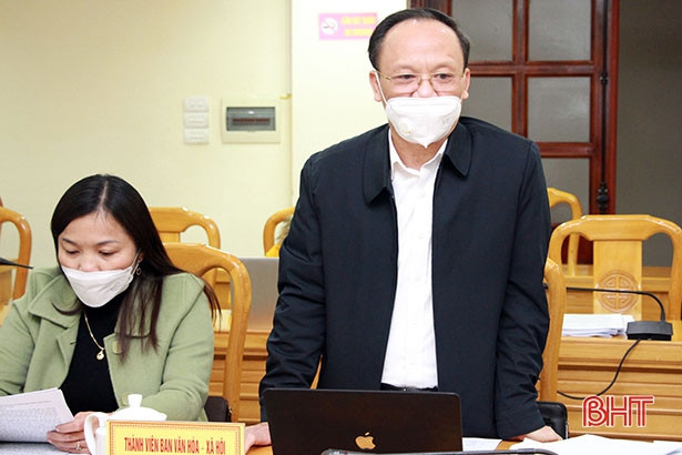 Thẩm tra dự thảo nghị quyết việc đặt tên đường ở TP Hà Tĩnh và TX Hồng Lĩnh