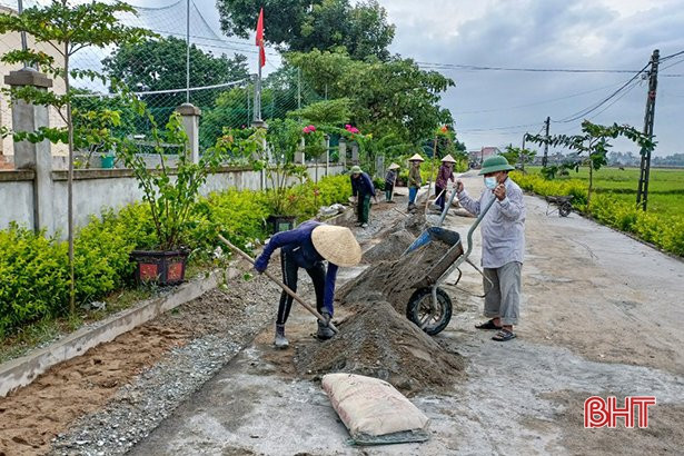 Huyện Kỳ Anh có thêm 19 khu dân cư nông thôn mới kiểu mẫu