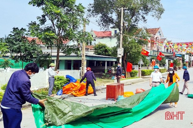 Tháo dỡ chốt phong tỏa, kết thúc thời gian cách ly y tế ở xã Kỳ Phú