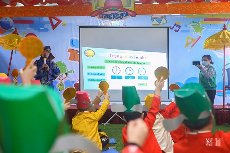 “Trạng nguyên nhí” - sân chơi bổ ích cho các bé mầm non Trí Đức