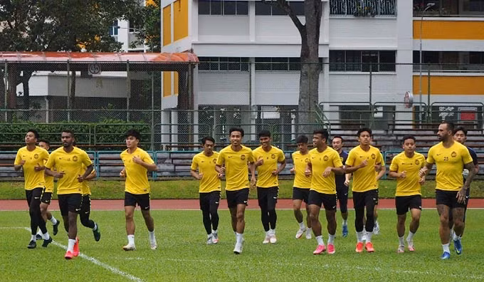 ĐT Malaysia chỉ còn 19 người đấu ĐT Việt Nam