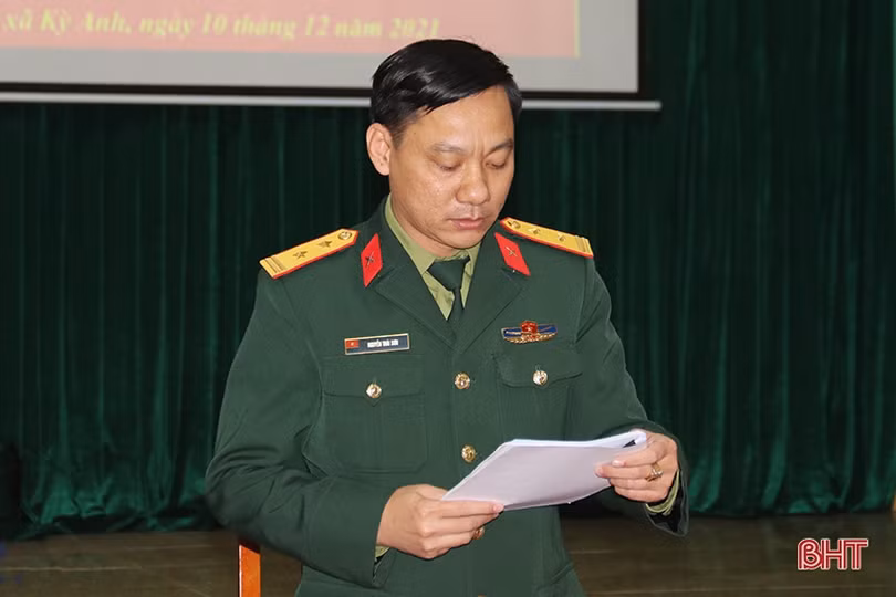 Phối hợp chặt chẽ với các đơn vị, chuẩn bị tốt công tác diễn tập tại TX Kỳ Anh năm 2022