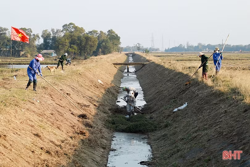 Hà Tĩnh: Sẵn sàng nguồn nước tưới cho 21.000 ha lúa vụ xuân