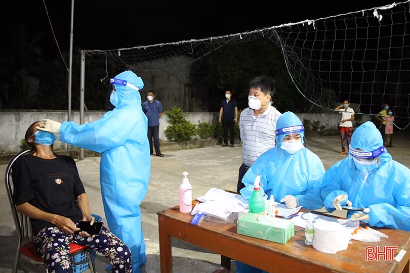 1.273 mẫu xét nghiệm ở Cẩm Xuyên âm tính với SARS-CoV-2