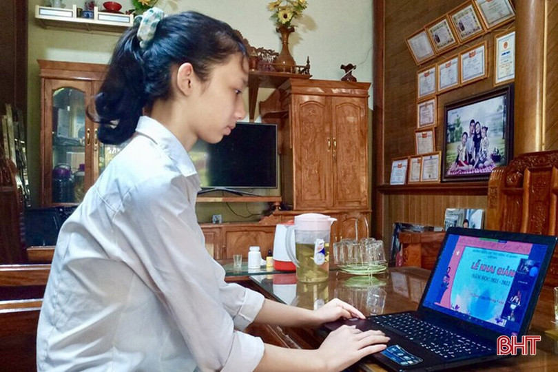 Các địa phương ở Hà Tĩnh khai giảng năm học mới 2021 - 2022 qua màn hình tivi ảnh 35 Các địa phương ở Hà Tĩnh khai giảng năm học mới 2021 - 2022 qua màn hình tivi