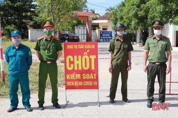 Kết thúc thời gian cách ly y tế tại thị trấn Xuân An từ 0h ngày 31/8